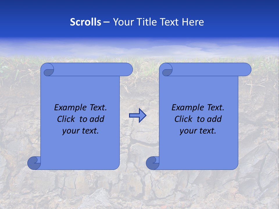 Outdoor Nature Dry PowerPoint Template
