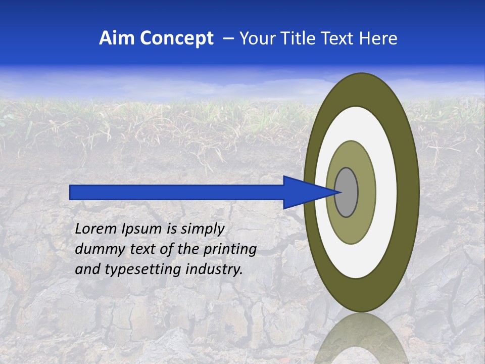 Outdoor Nature Dry PowerPoint Template