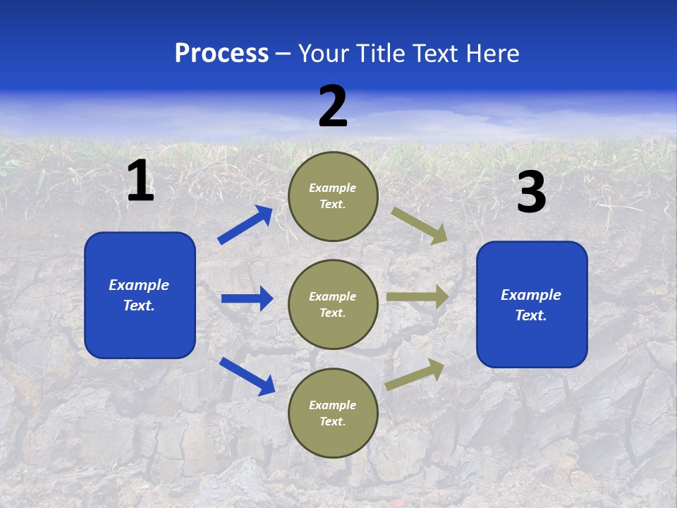 Outdoor Nature Dry PowerPoint Template