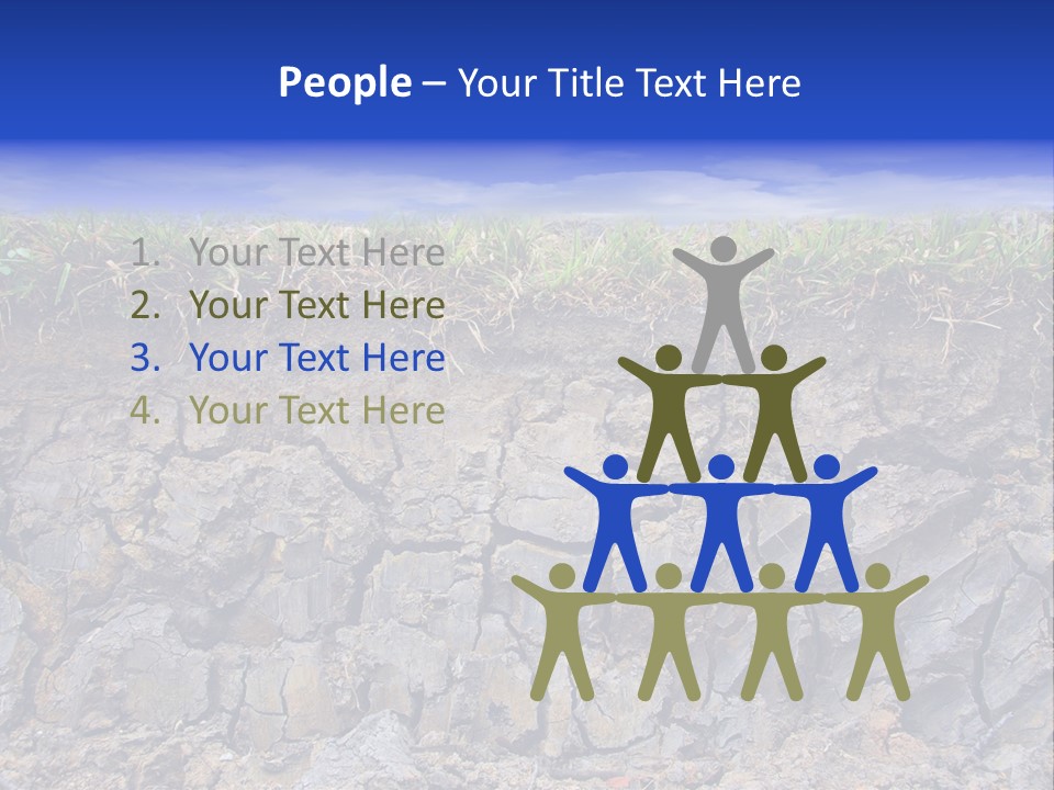 Outdoor Nature Dry PowerPoint Template