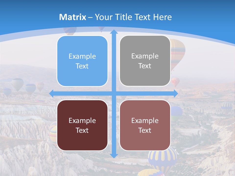 Ballooning Ballon Flying PowerPoint Template