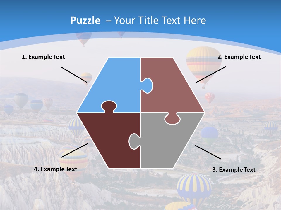 Ballooning Ballon Flying PowerPoint Template