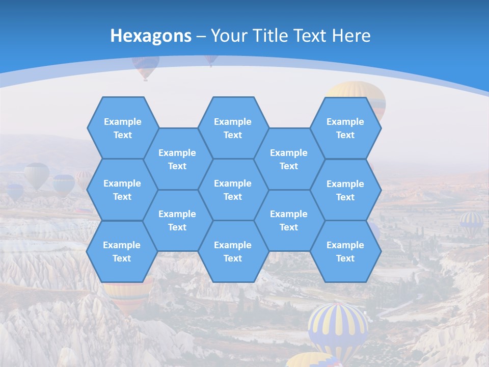 Ballooning Ballon Flying PowerPoint Template