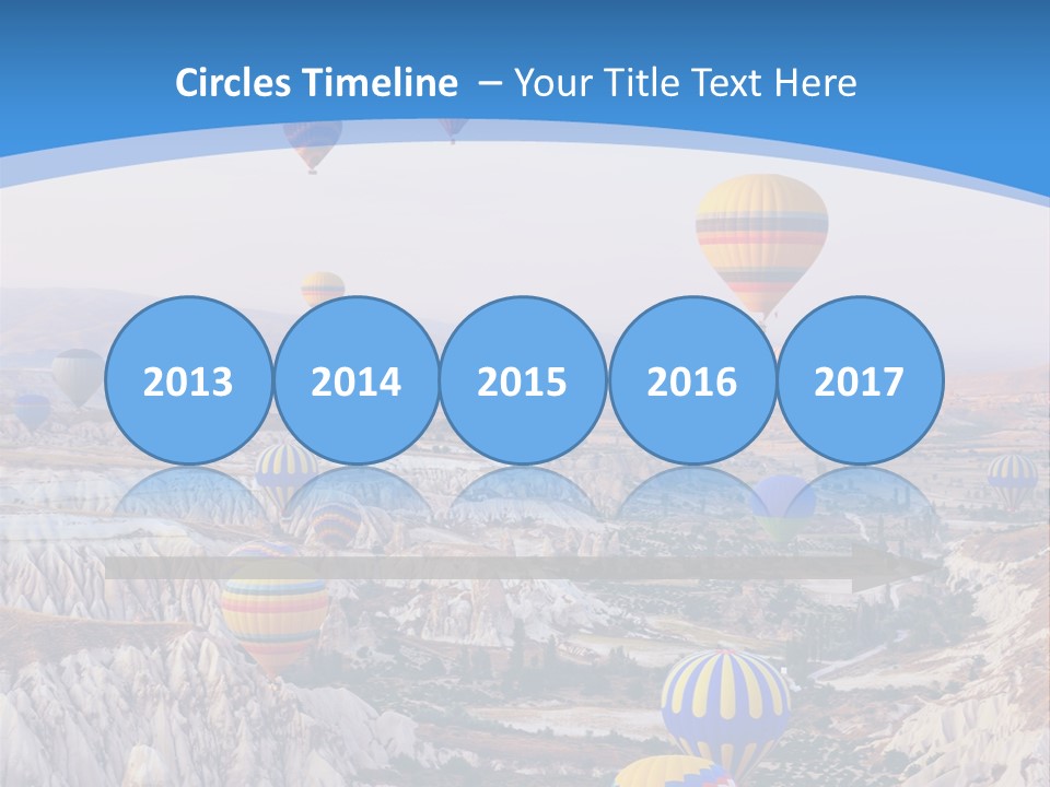 Ballooning Ballon Flying PowerPoint Template