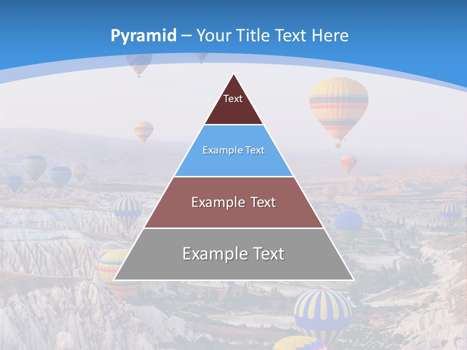 Ballooning Ballon Flying PowerPoint Template