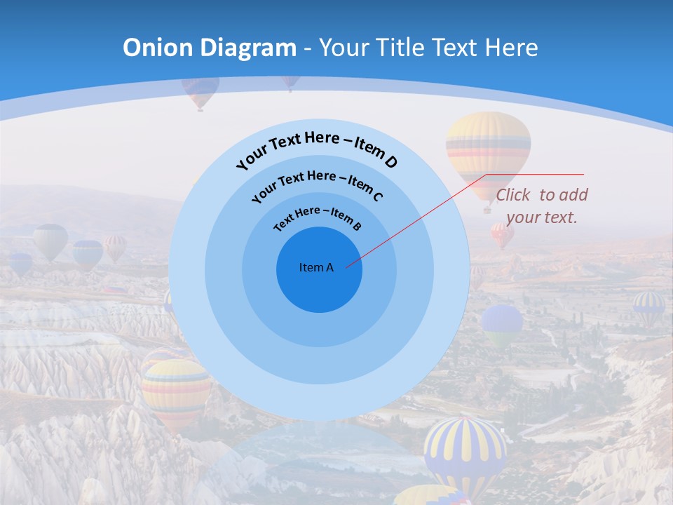 Ballooning Ballon Flying PowerPoint Template