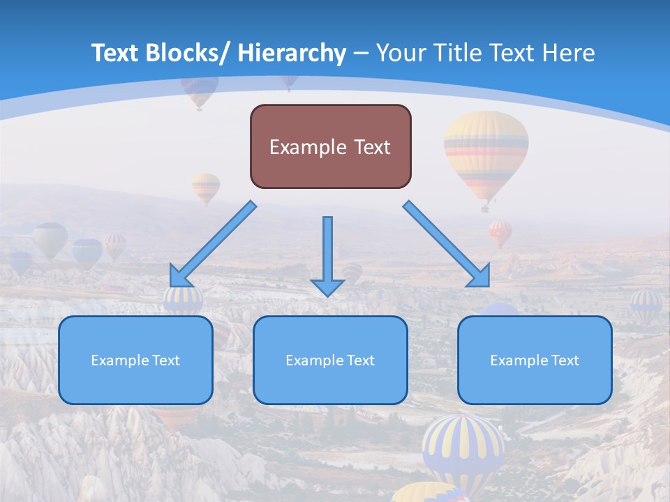 Ballooning Ballon Flying PowerPoint Template