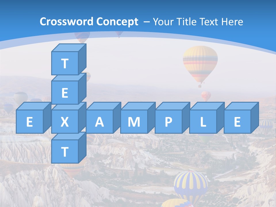 Ballooning Ballon Flying PowerPoint Template