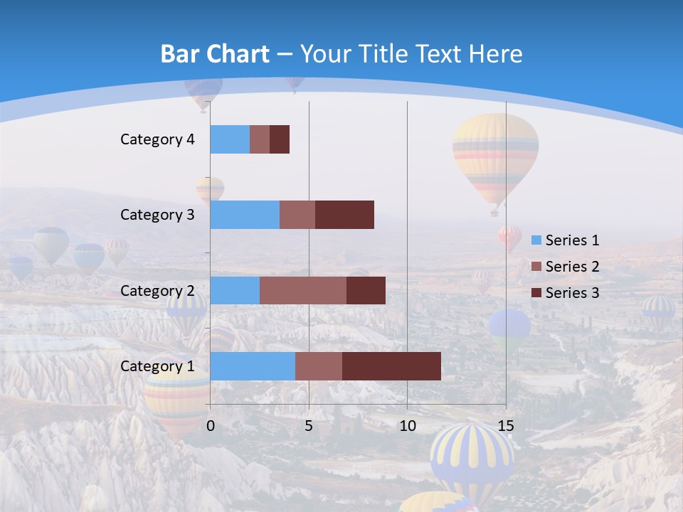 Ballooning Ballon Flying PowerPoint Template