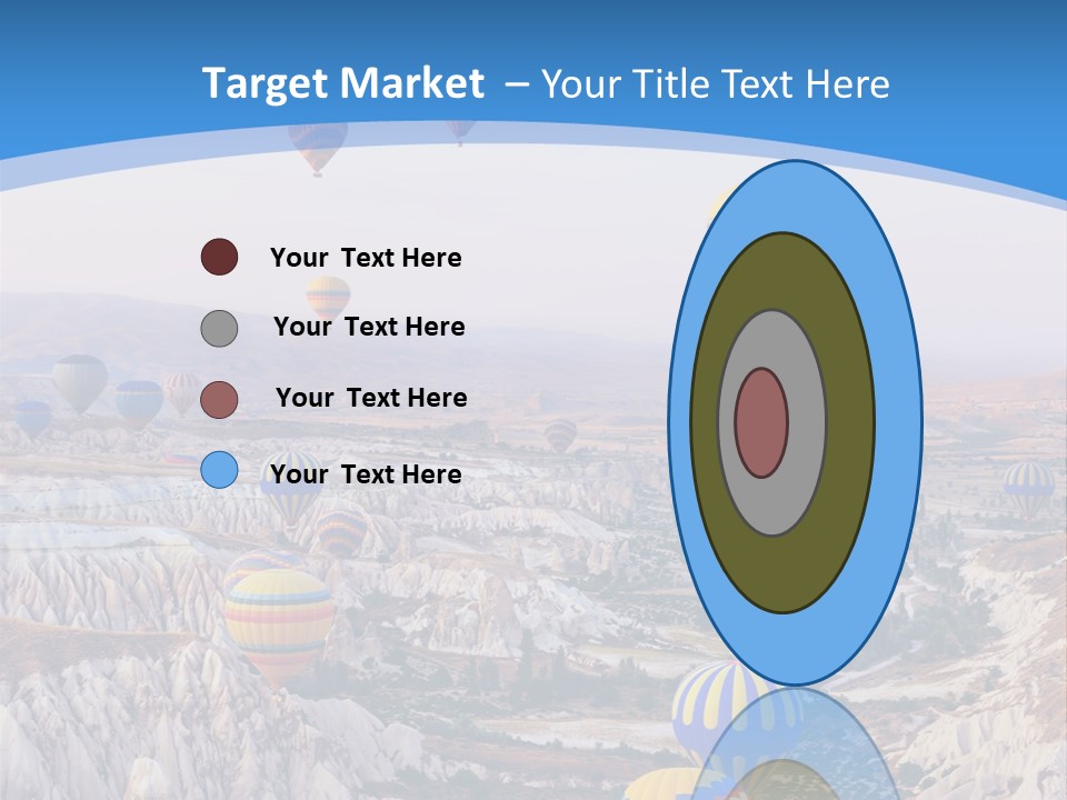 Ballooning Ballon Flying PowerPoint Template