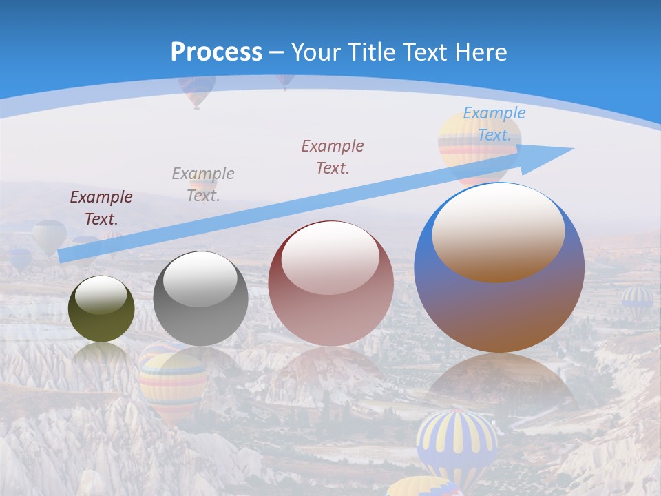 Ballooning Ballon Flying PowerPoint Template