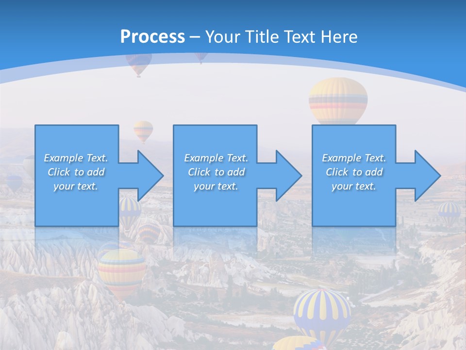 Ballooning Ballon Flying PowerPoint Template