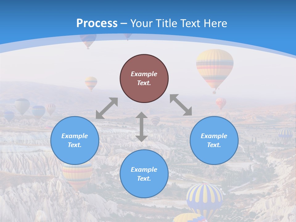 Ballooning Ballon Flying PowerPoint Template