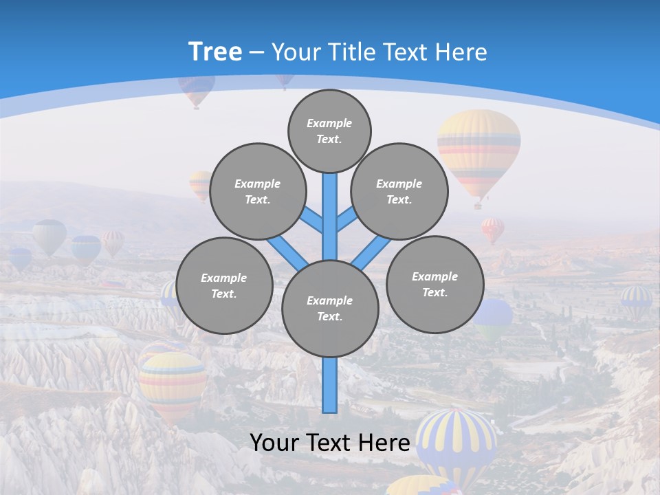 Ballooning Ballon Flying PowerPoint Template