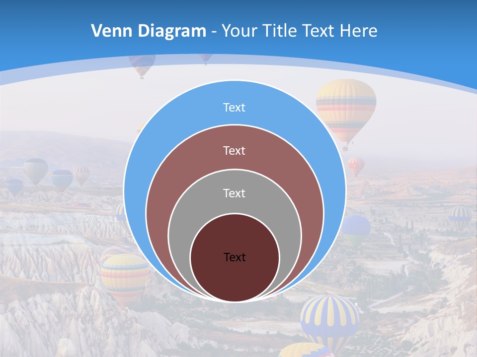 Ballooning Ballon Flying PowerPoint Template