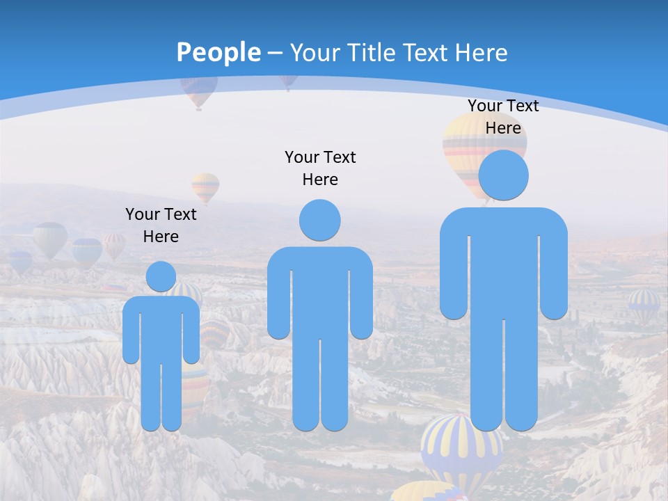 Ballooning Ballon Flying PowerPoint Template