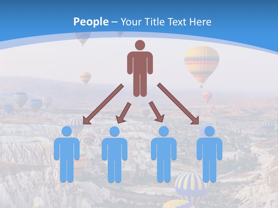 Ballooning Ballon Flying PowerPoint Template