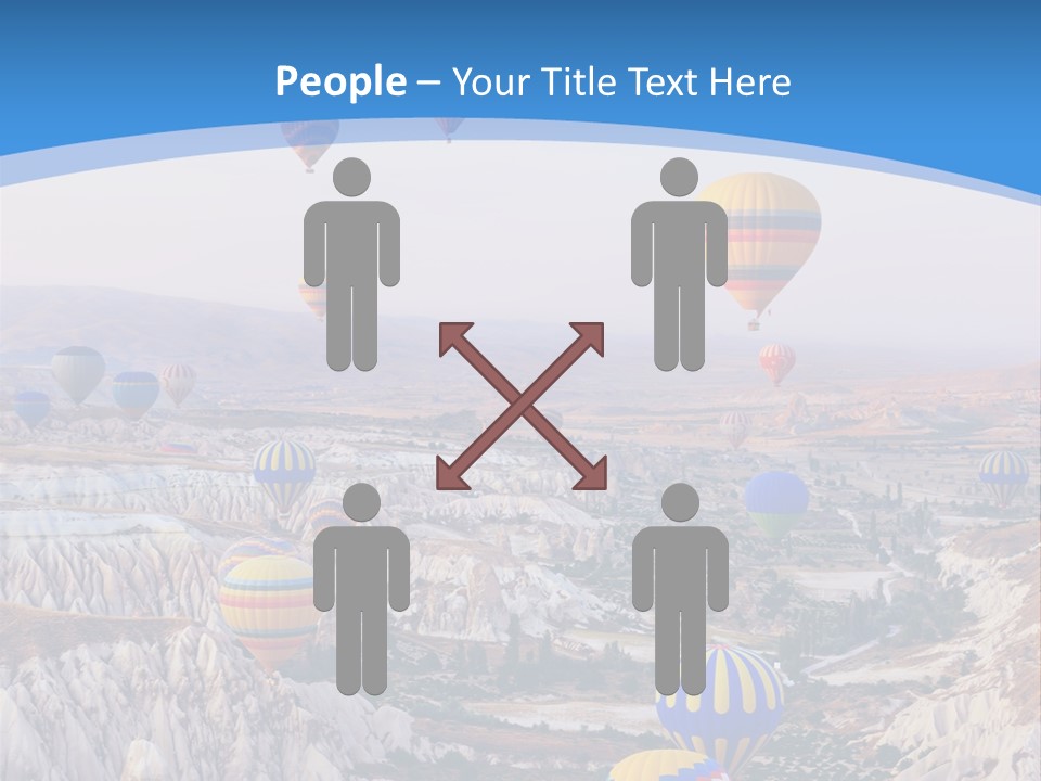 Ballooning Ballon Flying PowerPoint Template