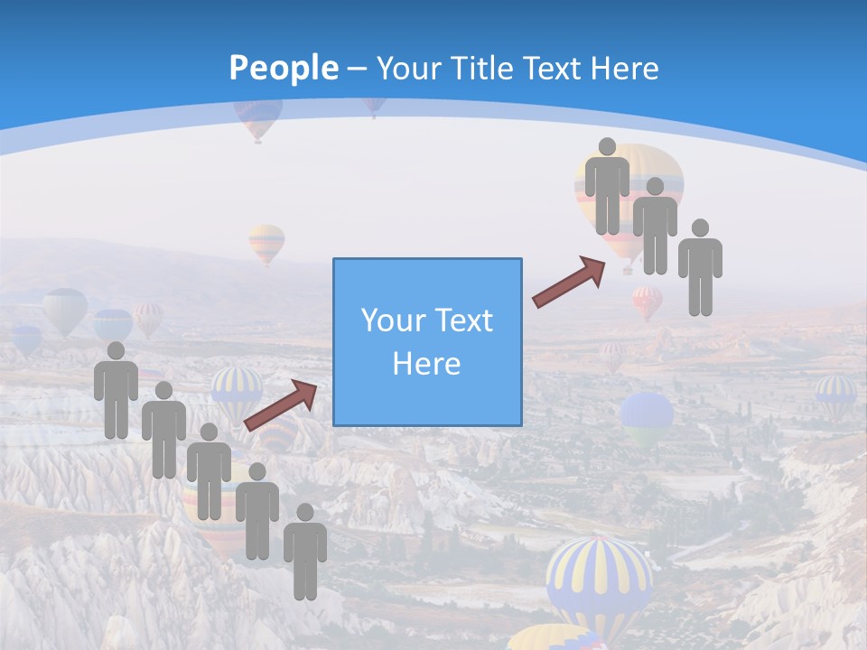 Ballooning Ballon Flying PowerPoint Template