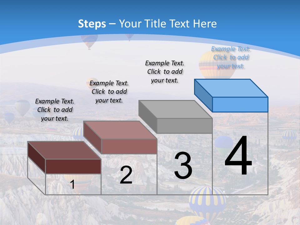 Ballooning Ballon Flying PowerPoint Template