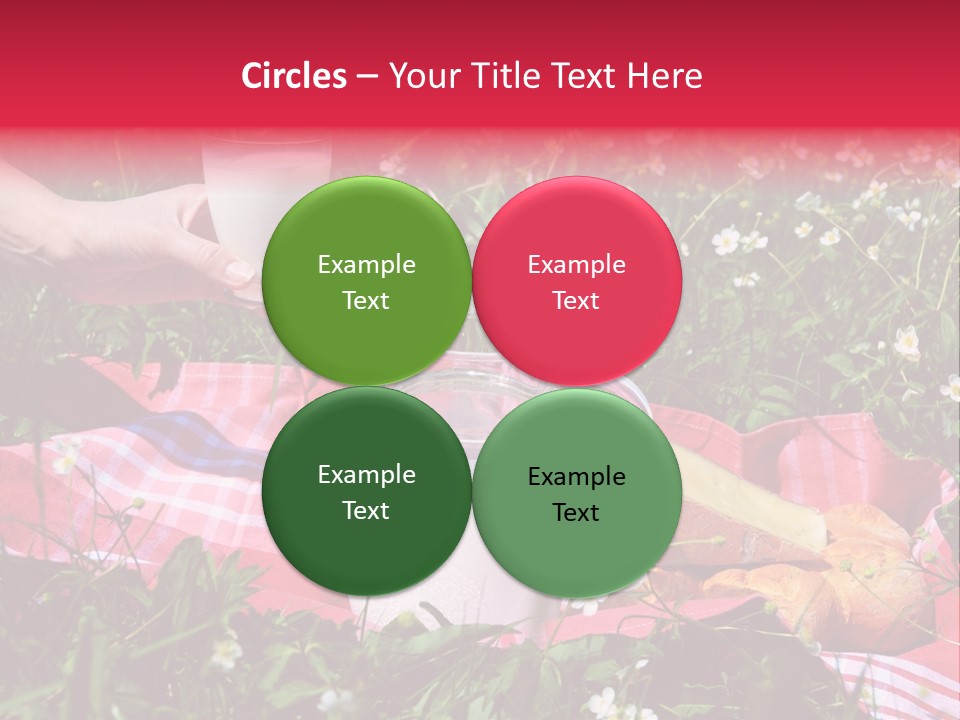 Cheese Grass Snow PowerPoint Template