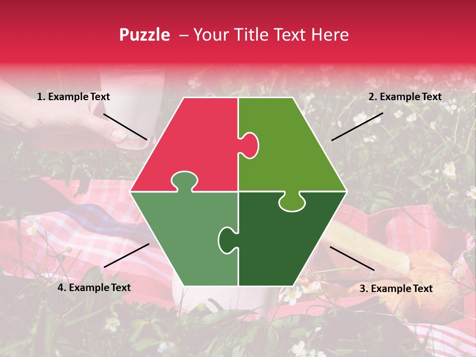 Cheese Grass Snow PowerPoint Template