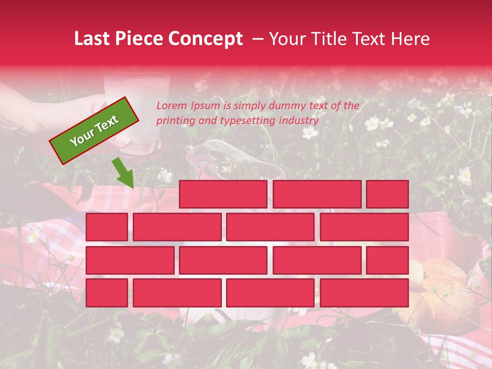 Cheese Grass Snow PowerPoint Template