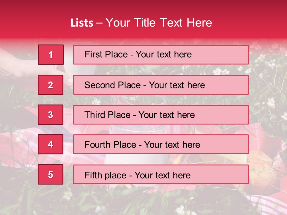 Cheese Grass Snow PowerPoint Template