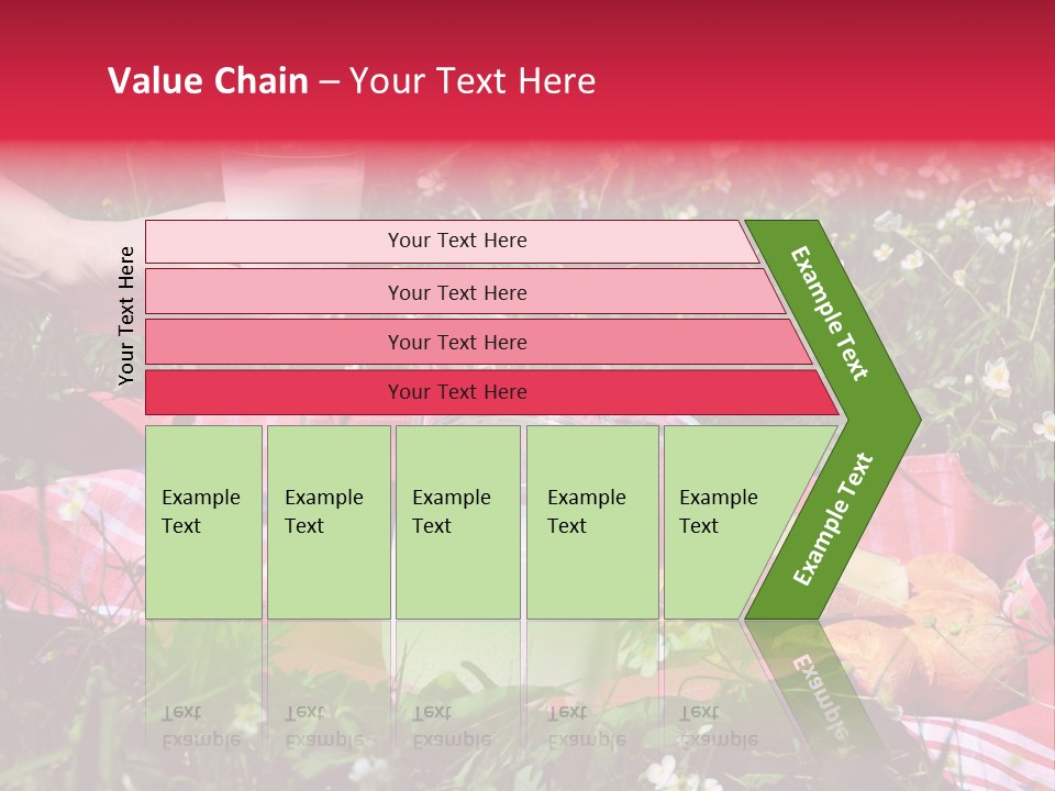 Cheese Grass Snow PowerPoint Template