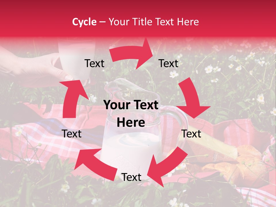 Cheese Grass Snow PowerPoint Template