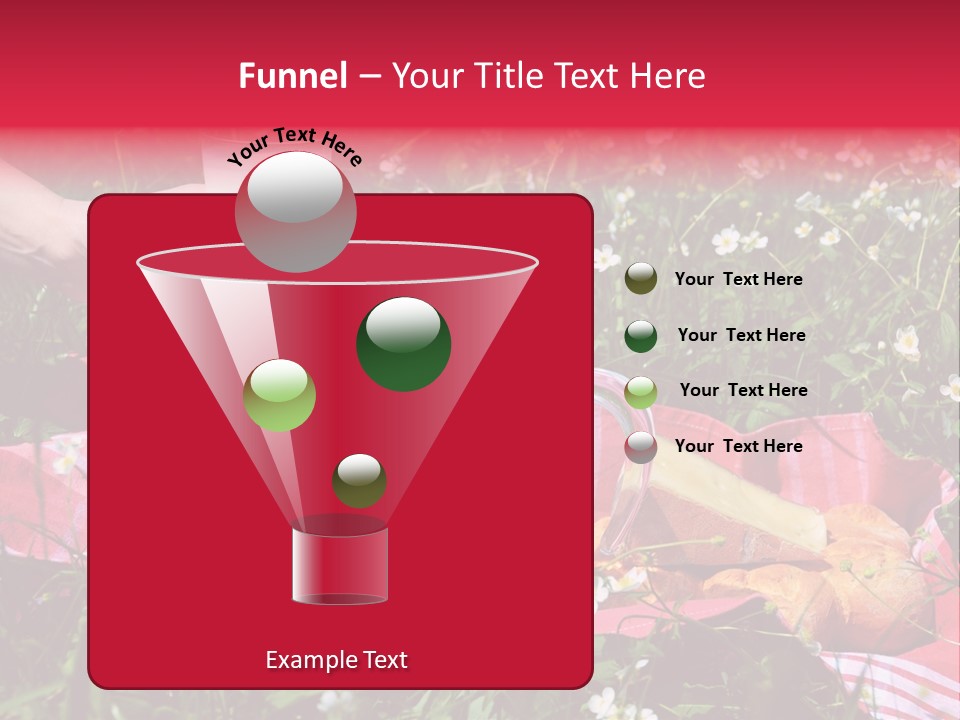 Cheese Grass Snow PowerPoint Template