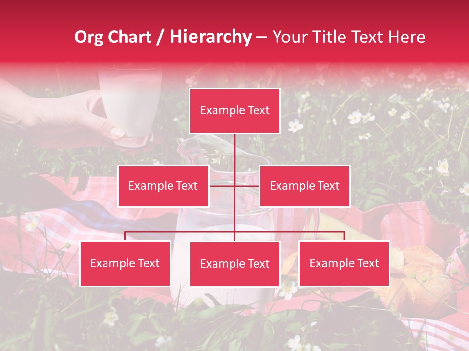 Cheese Grass Snow PowerPoint Template