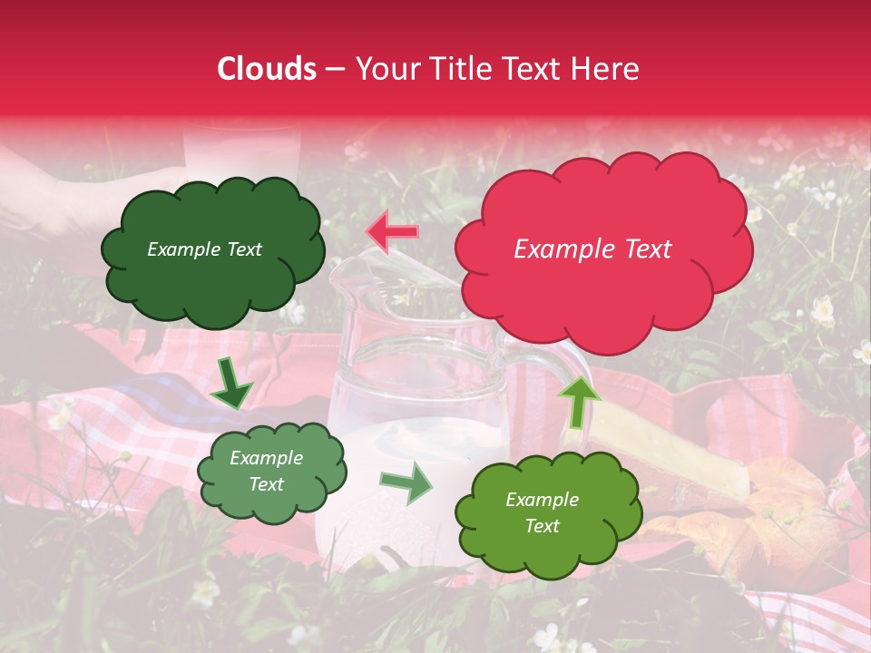 Cheese Grass Snow PowerPoint Template