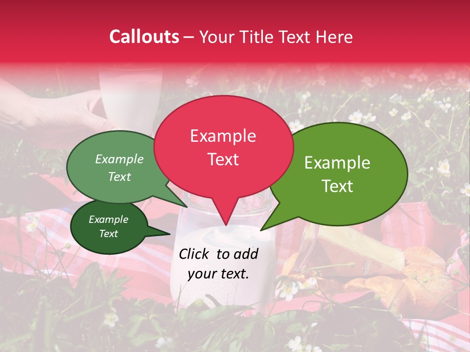 Cheese Grass Snow PowerPoint Template
