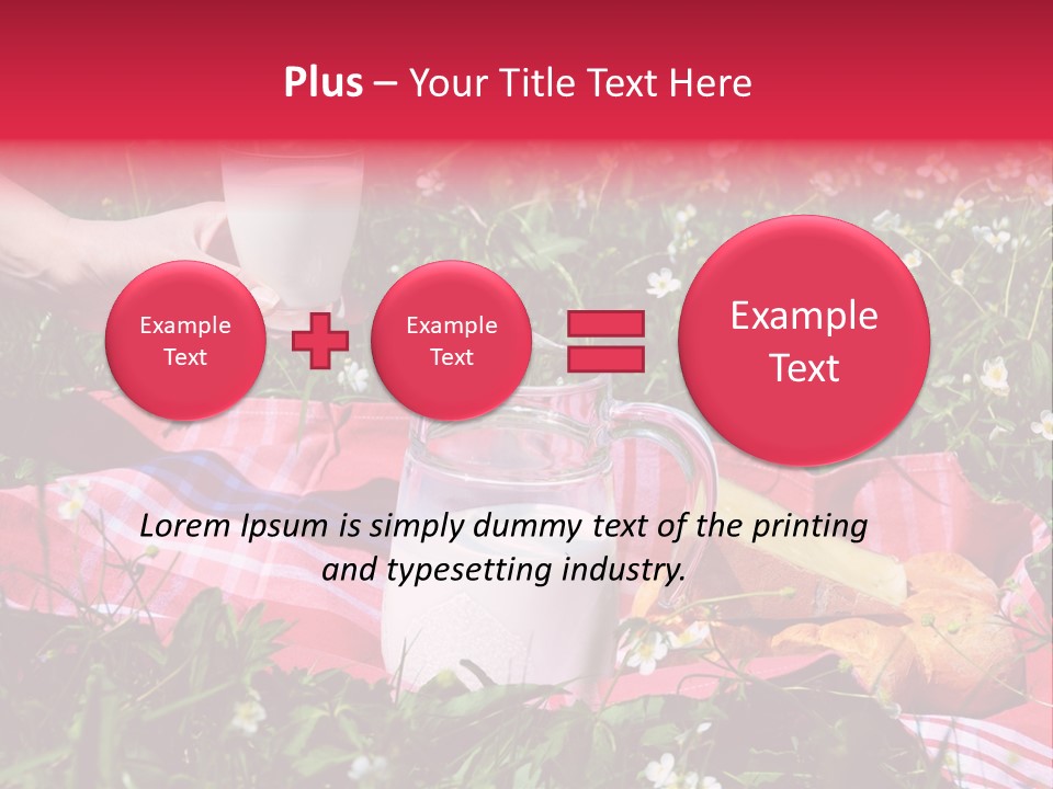 Cheese Grass Snow PowerPoint Template