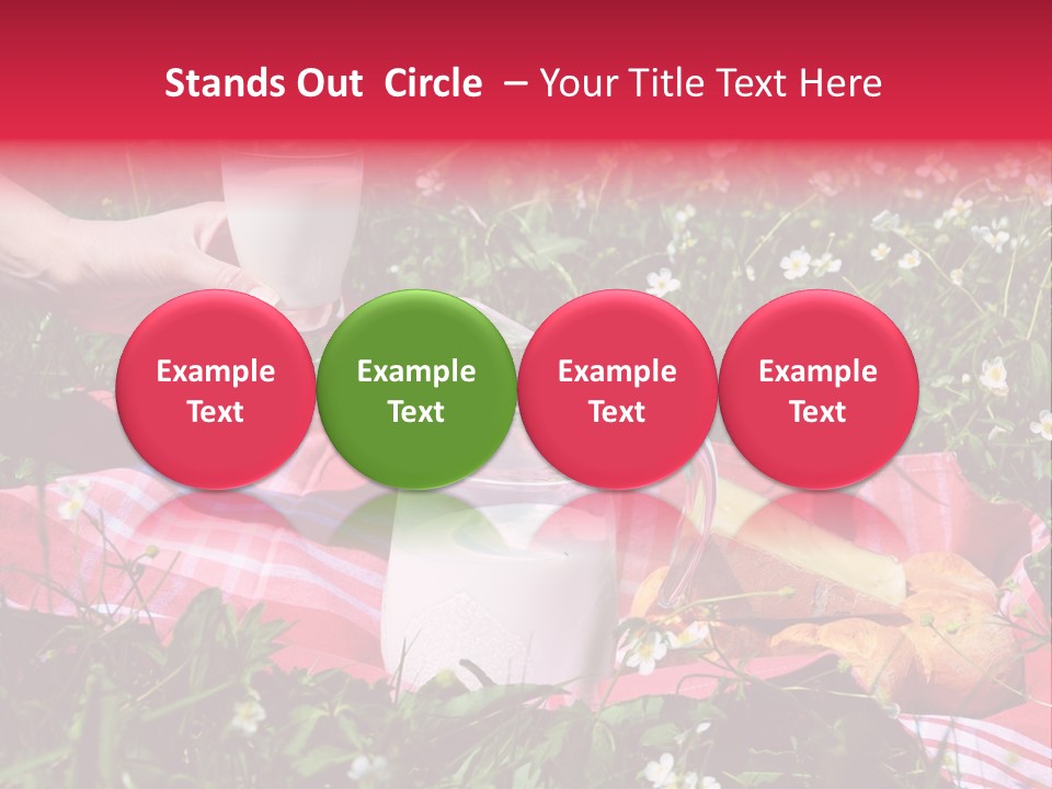 Cheese Grass Snow PowerPoint Template