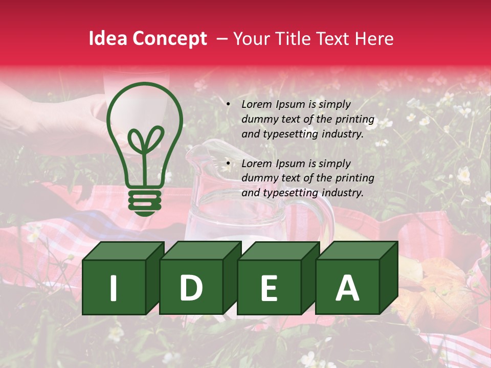 Cheese Grass Snow PowerPoint Template