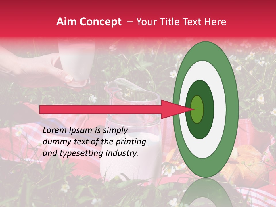 Cheese Grass Snow PowerPoint Template