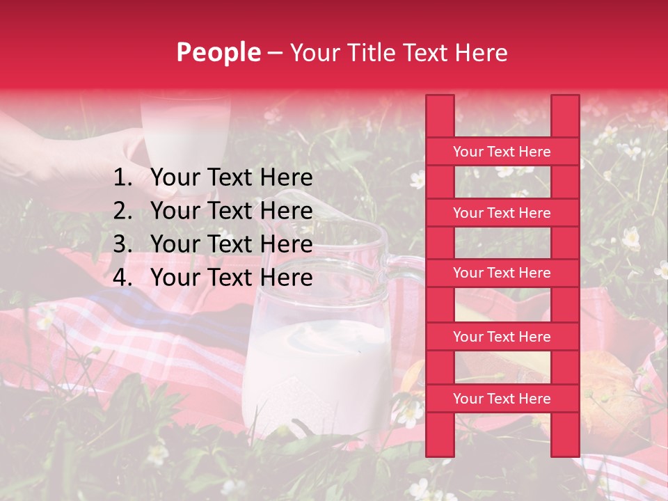 Cheese Grass Snow PowerPoint Template