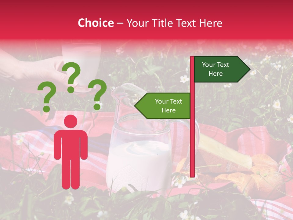 Cheese Grass Snow PowerPoint Template