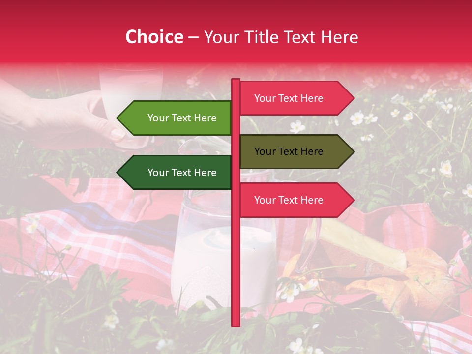 Cheese Grass Snow PowerPoint Template