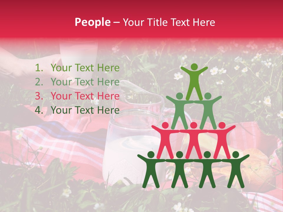 Cheese Grass Snow PowerPoint Template