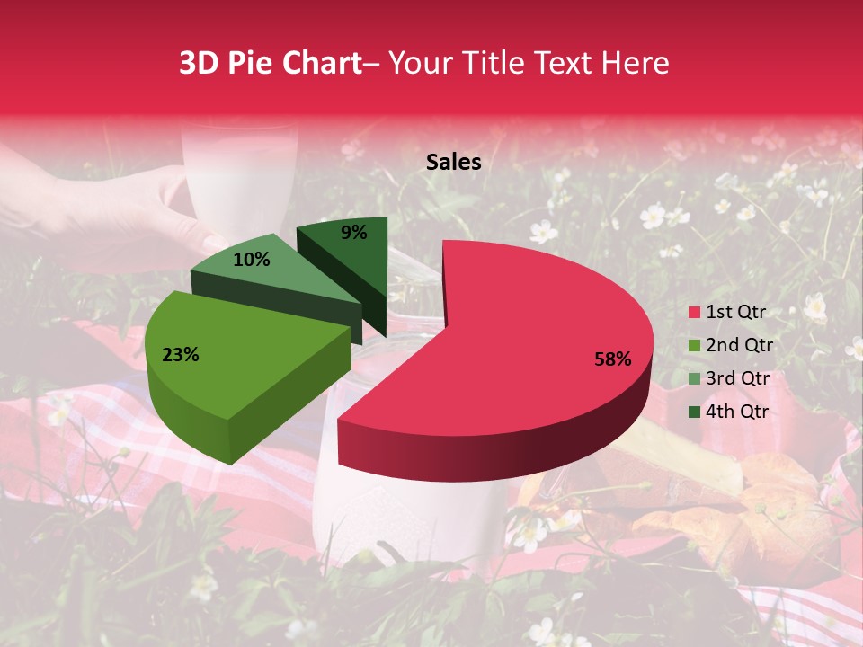 Cheese Grass Snow PowerPoint Template