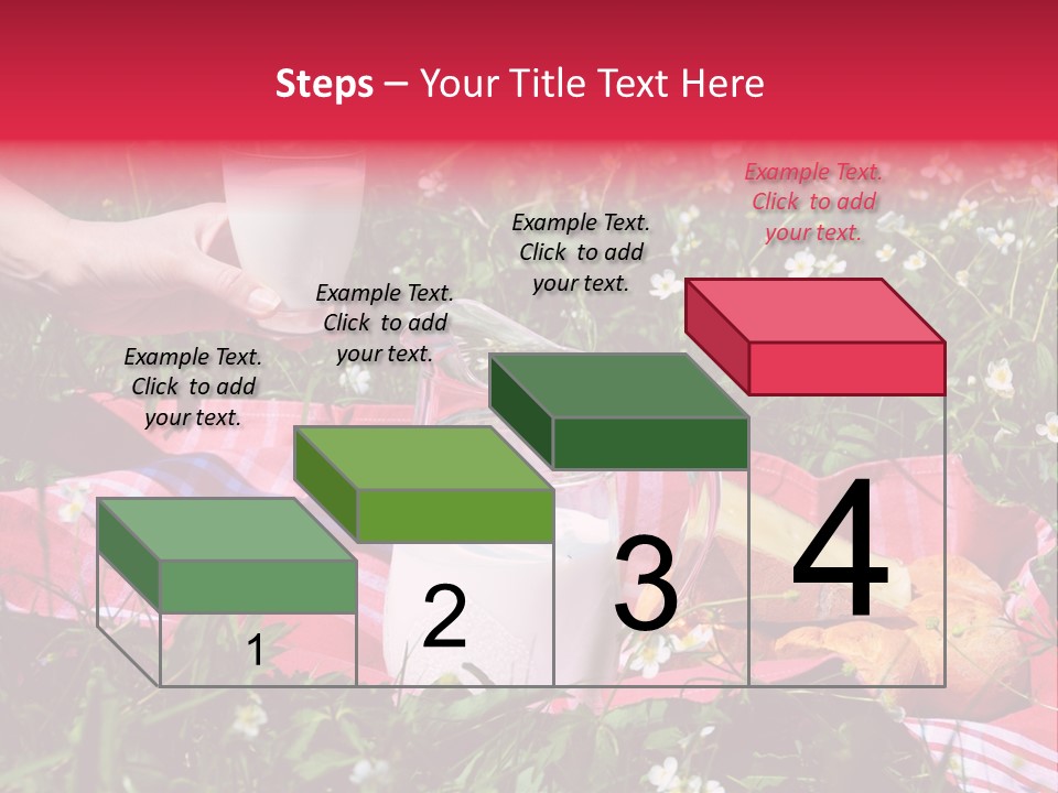 Cheese Grass Snow PowerPoint Template