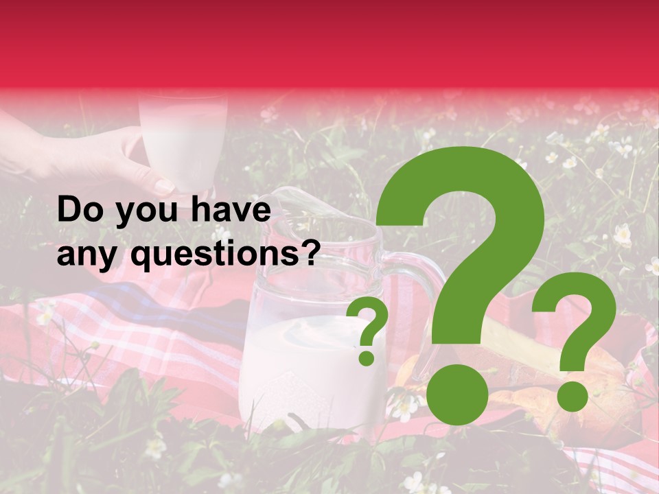 Cheese Grass Snow PowerPoint Template