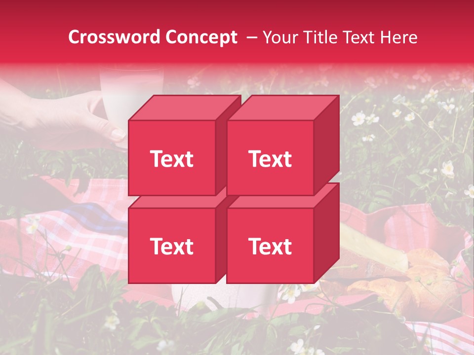 Towel Summer Milky PowerPoint Template