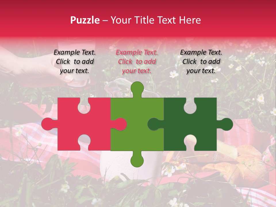 Towel Summer Milky PowerPoint Template