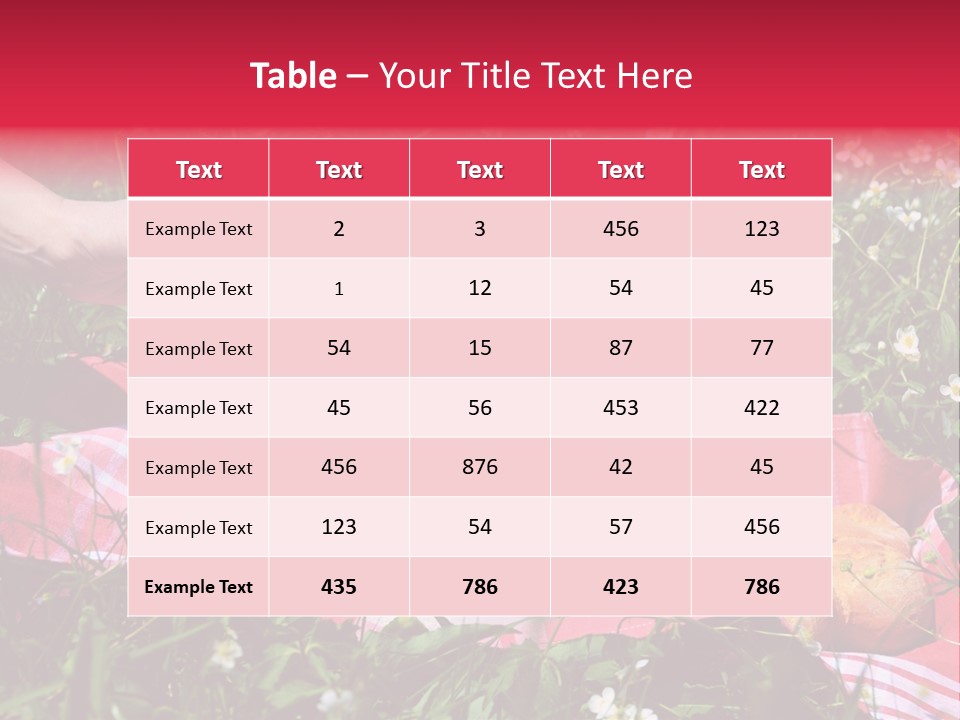 Towel Summer Milky PowerPoint Template