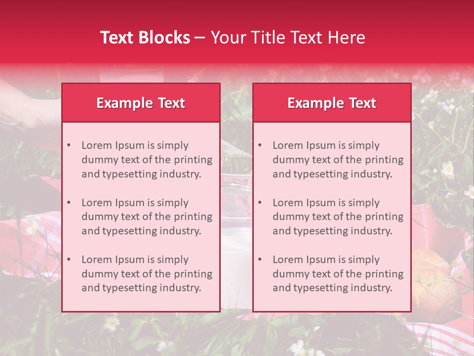 Towel Summer Milky PowerPoint Template