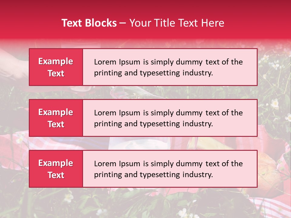 Towel Summer Milky PowerPoint Template